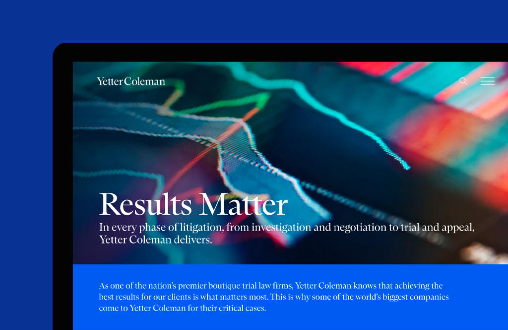Yetter Coleman Featured Image for Work Page